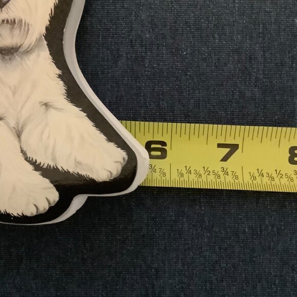 Harrods West Highlander Terrier Westie Dog Die-Cut Notepad 5.75" x 4" - Picture 5 of 6